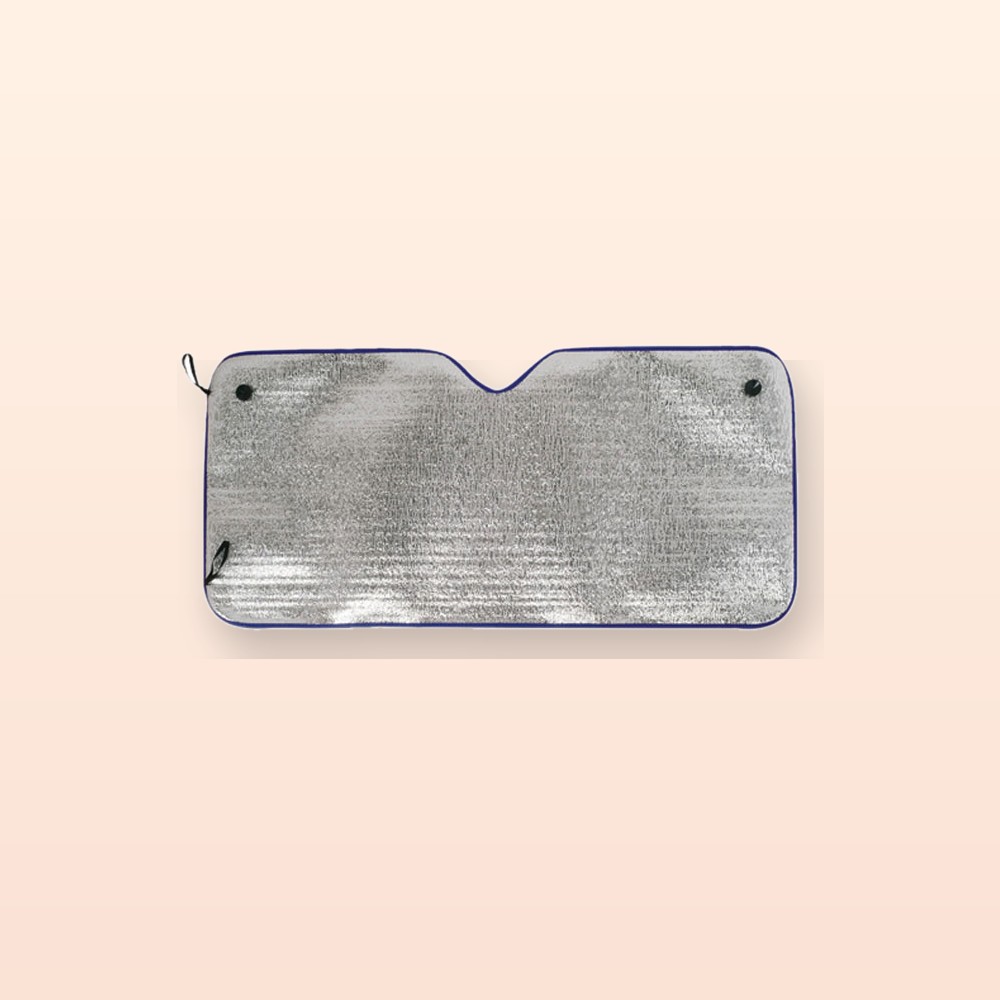 parasole da auto - blu - argento