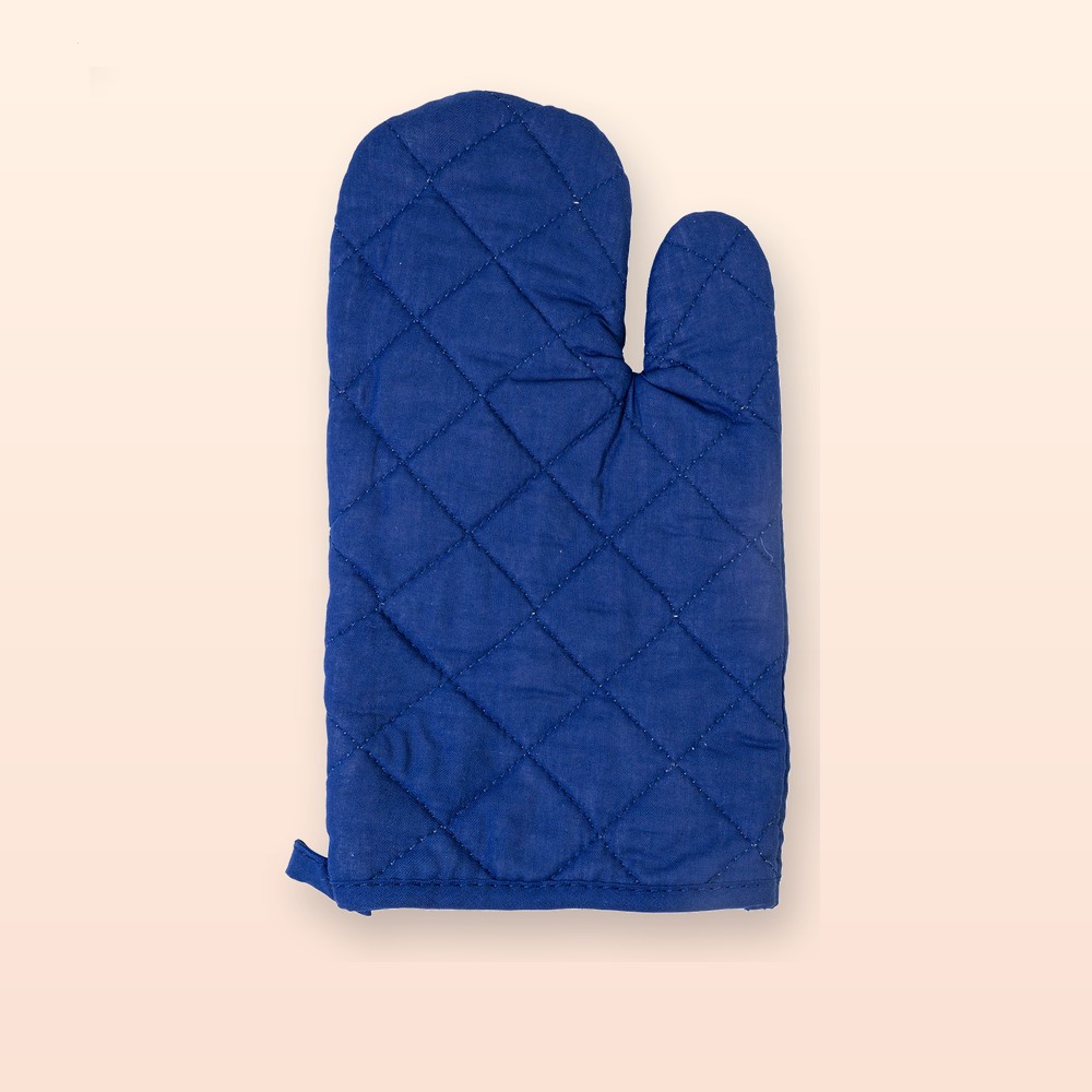 guanto da forno - blu
