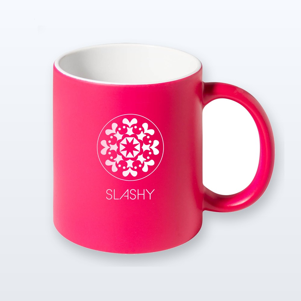 Tazza - fucsia - bianco