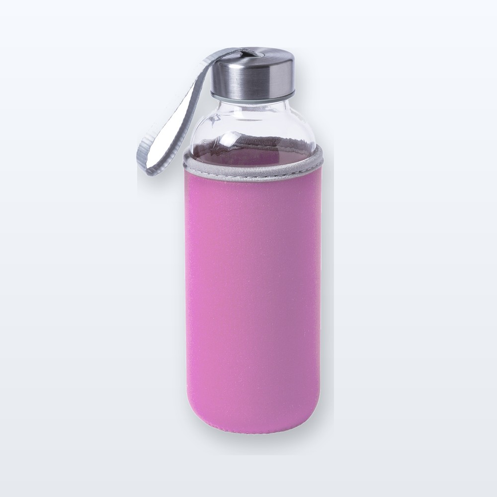 Borraccia in vetro - rosa