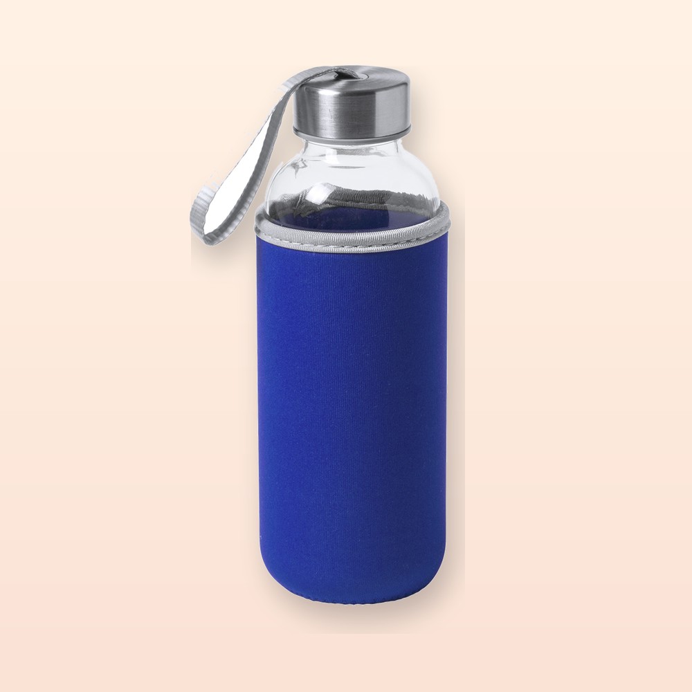 Borraccia in vetro - blu