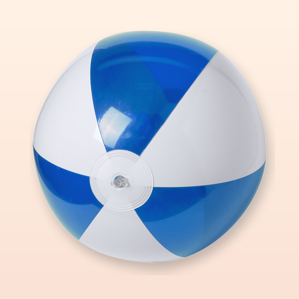 pallone da spiaggia (ø28 cm) - blu - bianco