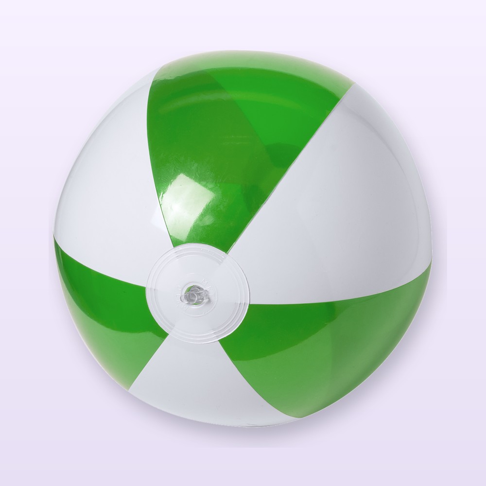 pallone da spiaggia (ø28 cm) - verde - bianco