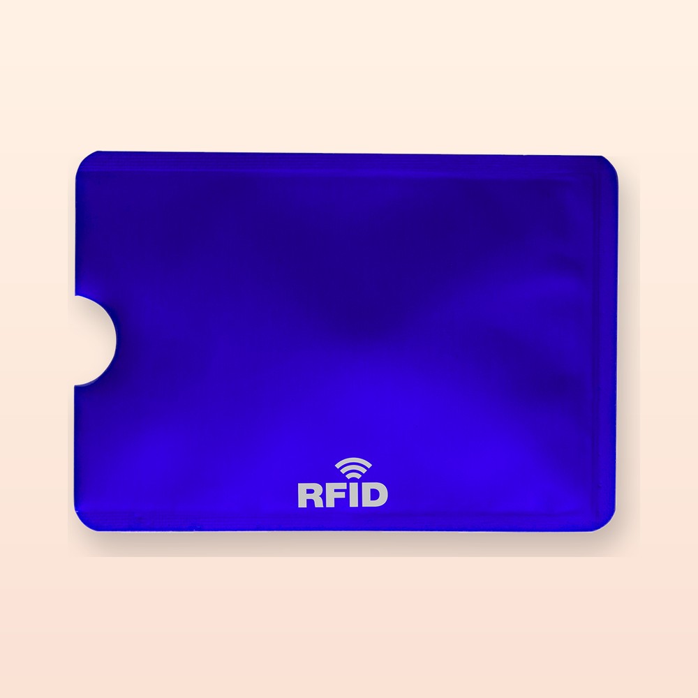 porta carte di credito - blu