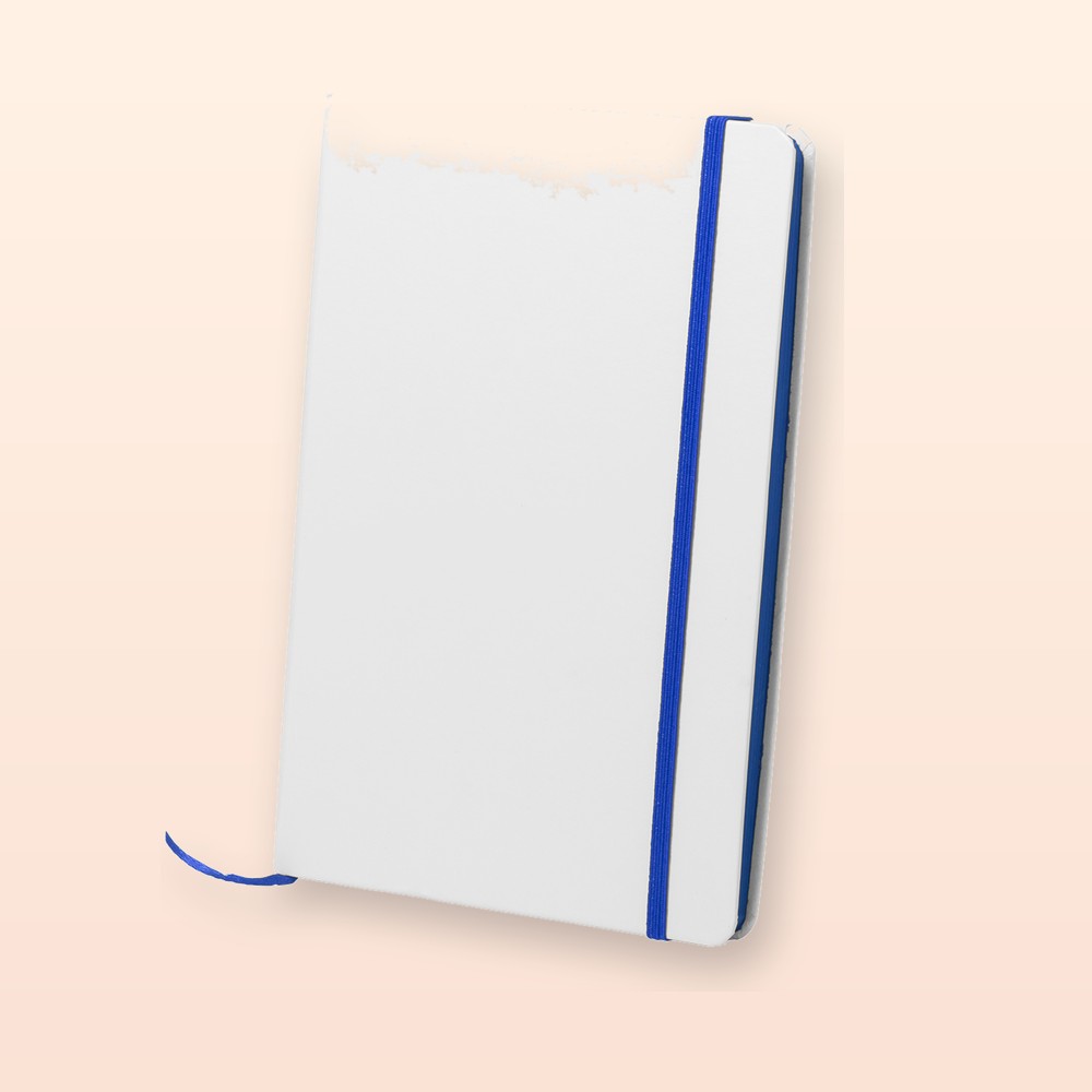 quaderno - blu - bianco