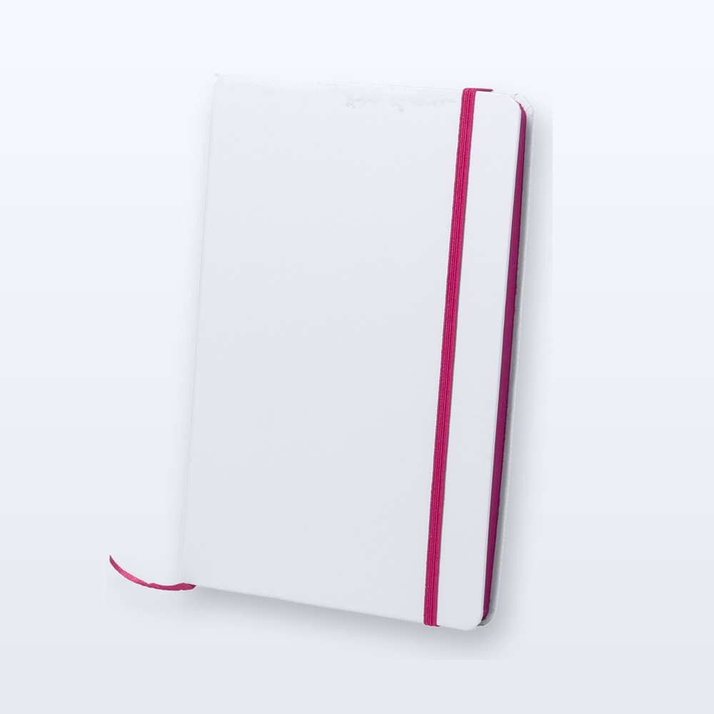 quaderno - fucsia - bianco