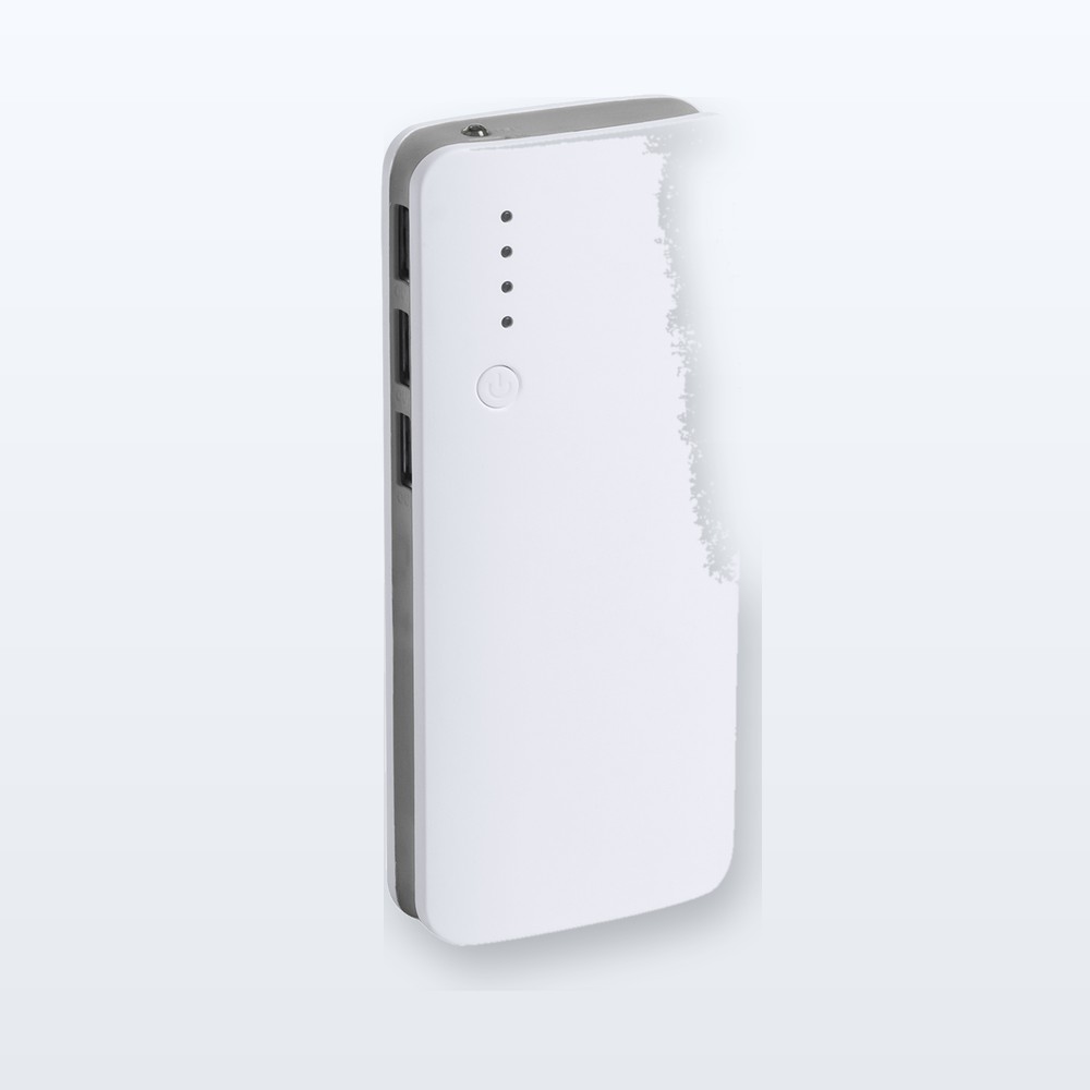 power bank - cenere grigia - bianco