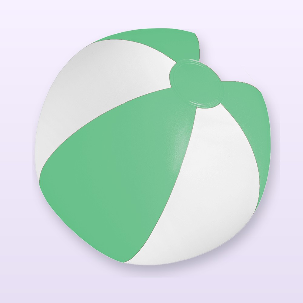 pallone da spiaggia (ø28 cm) - verde - bianco