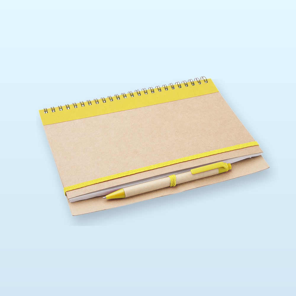 quaderno - giallo - naturale