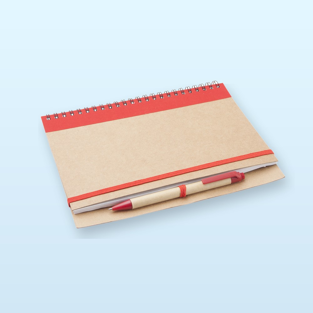 quaderno - rosso - naturale