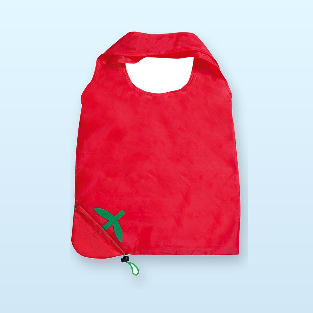 Shopper pieghevole - rosso - variante 1
