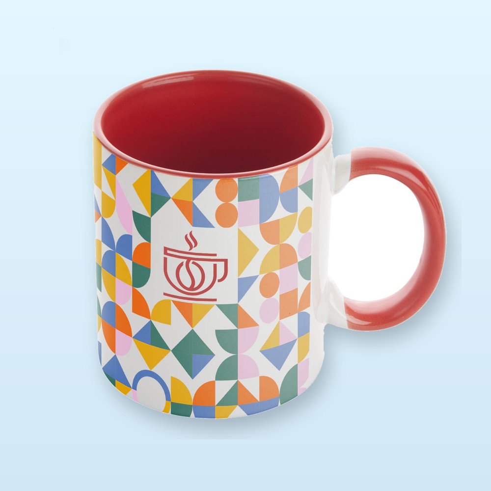 Tazza per sublimazione - rosso - bianco