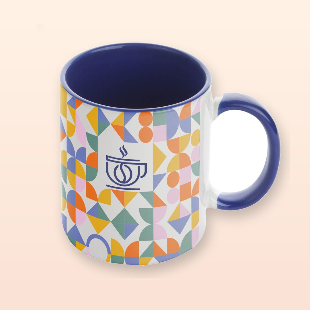 Tazza per sublimazione - blu - bianco