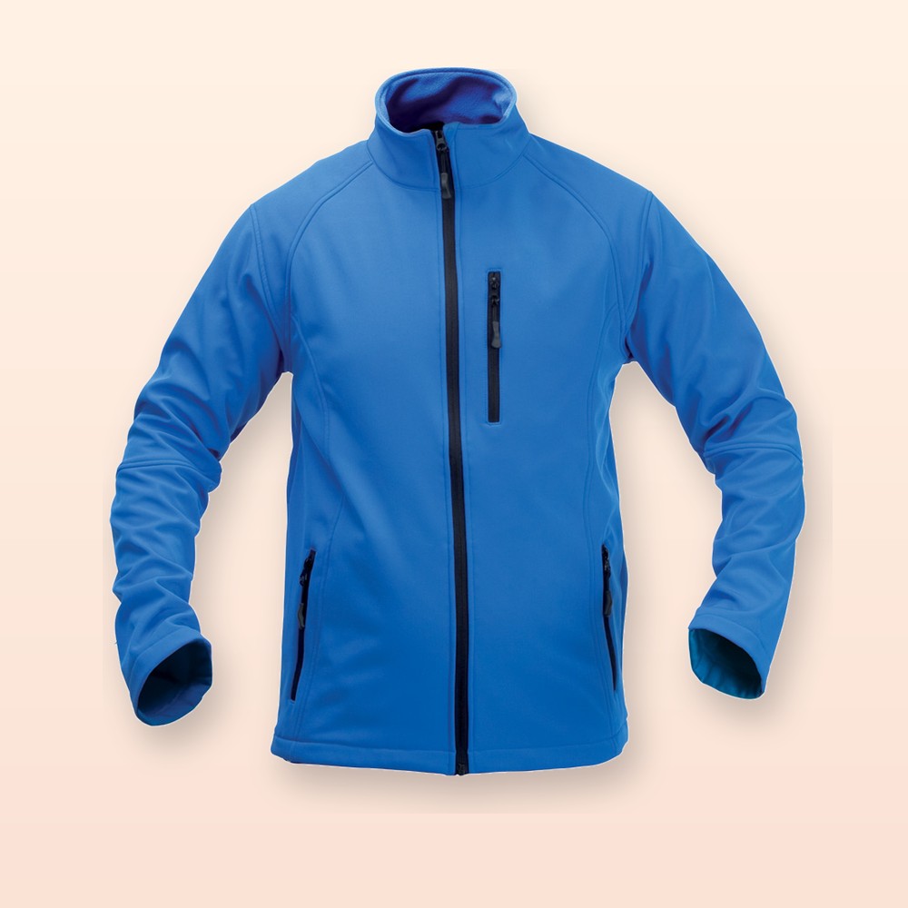 softshell - blu - nero - M