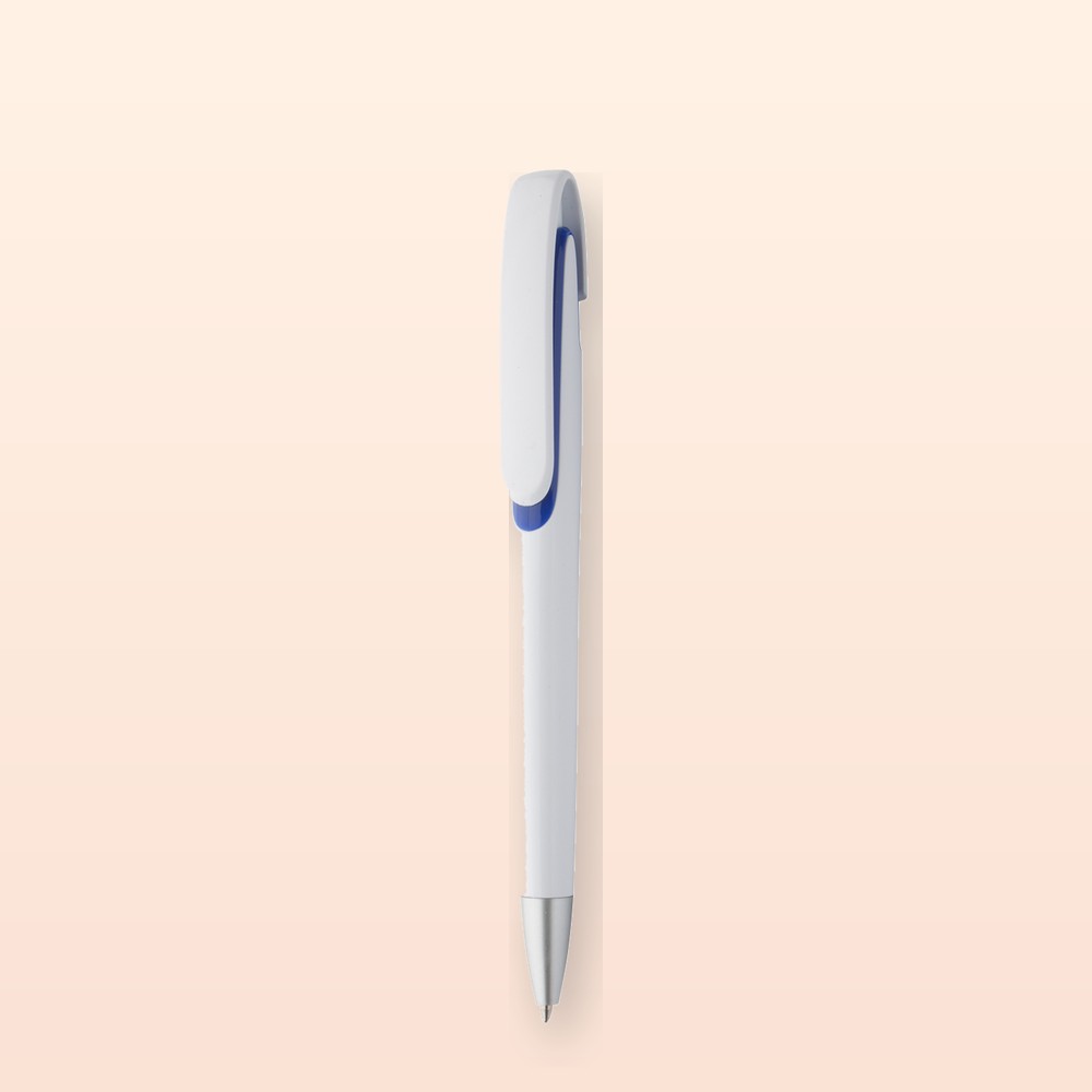 penna a sfera - blu - bianco