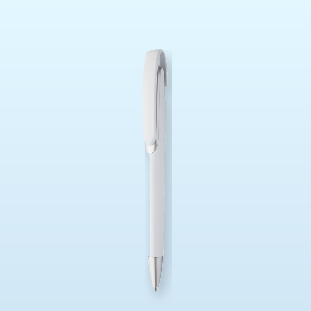 penna a sfera - argento - bianco