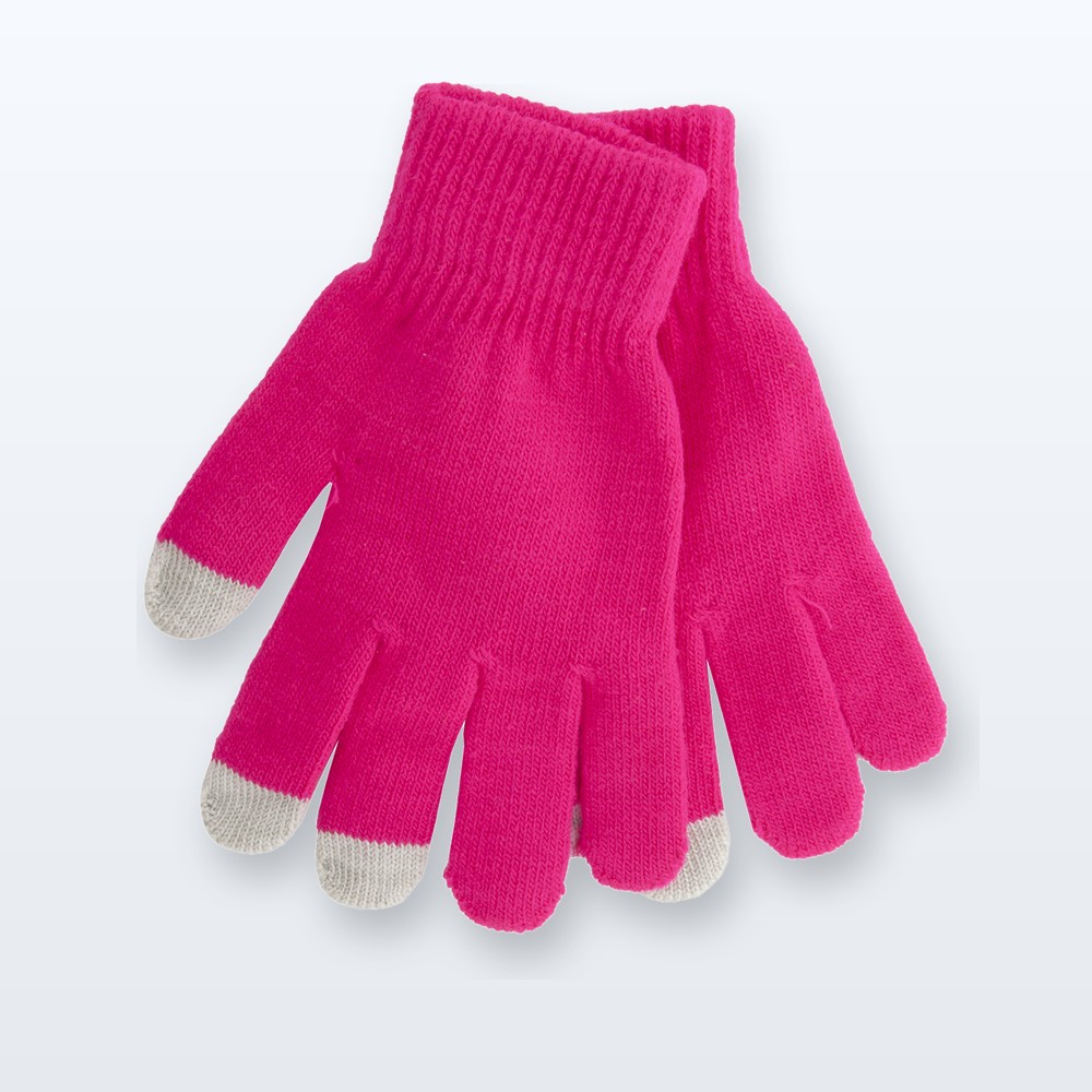 guanti capacitivi - fucsia