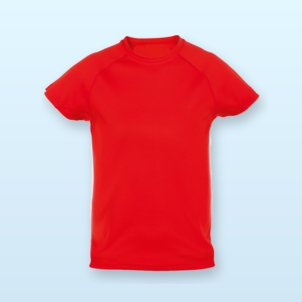 T-shirt sportiva ragazzo - rosso - 4-5