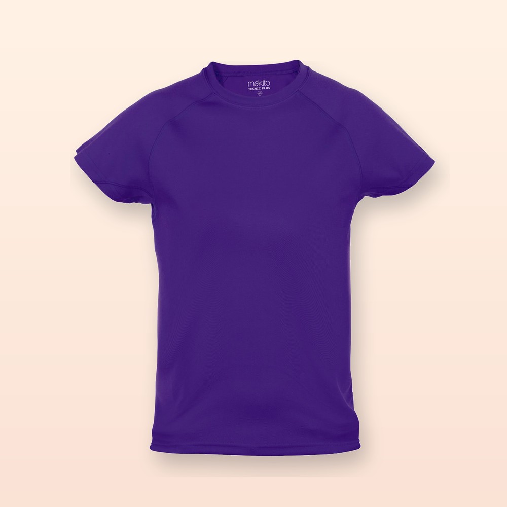 T-shirt sportiva ragazzo - viola - 4-5