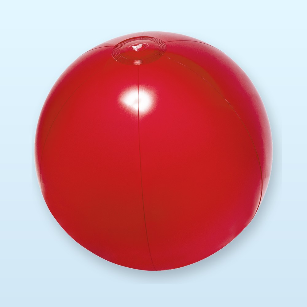 Pallone da spiaggia in RPVC (ø40 cm) - rosso