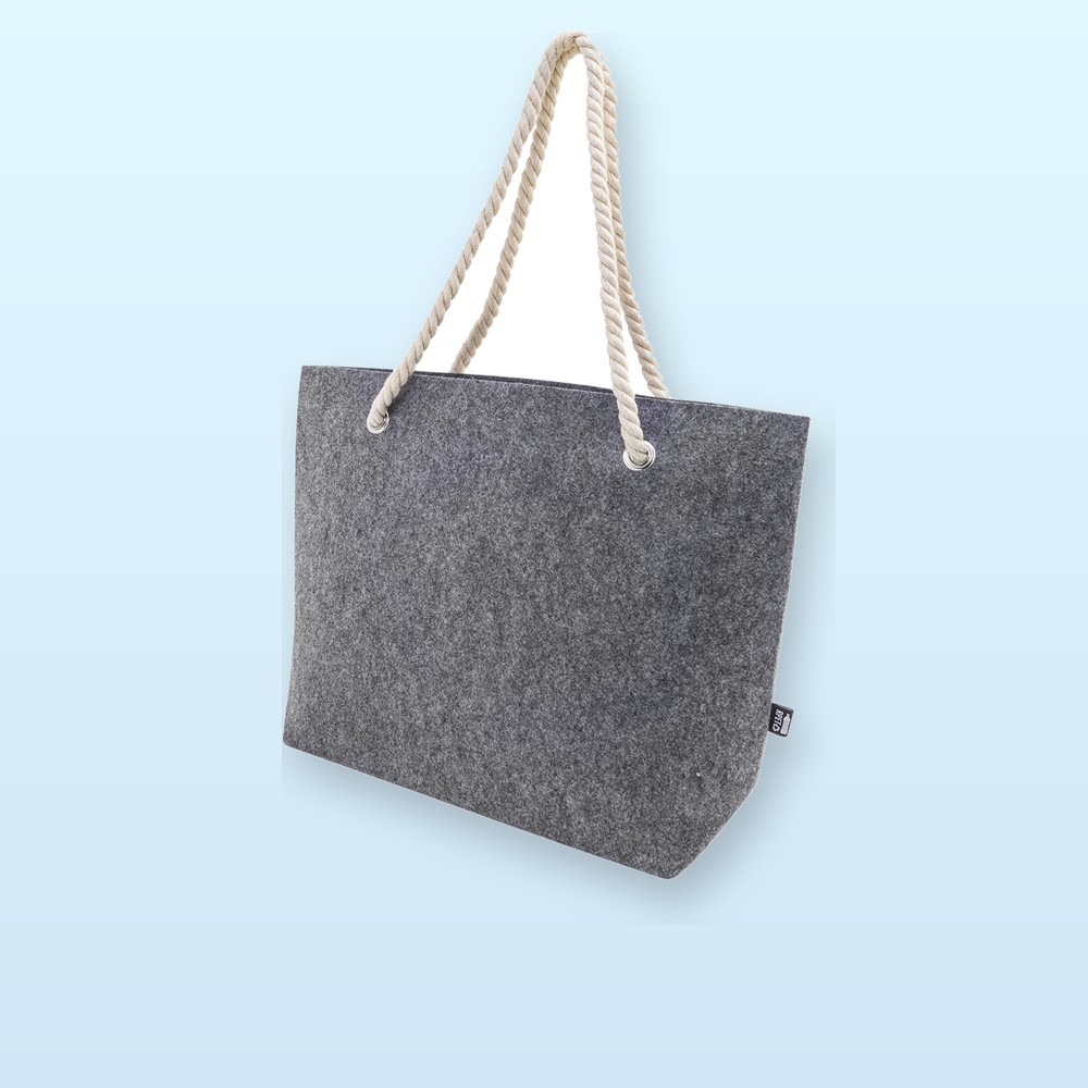 Borsa da spiaggia in RPET - grigio