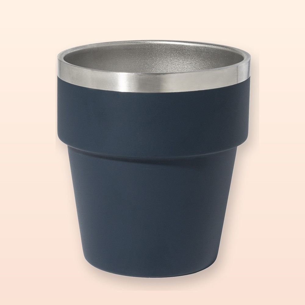 Bicchiere termico in RSS - blu scuro