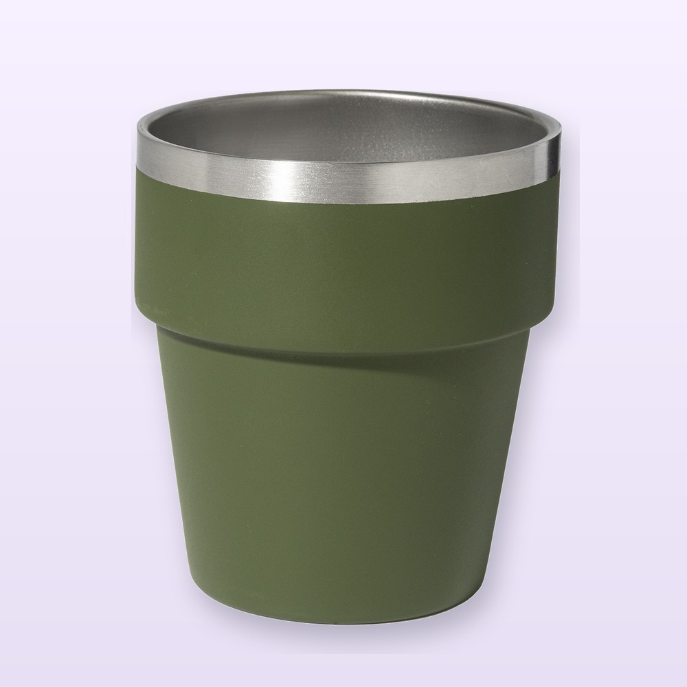Bicchiere termico in RSS - verde