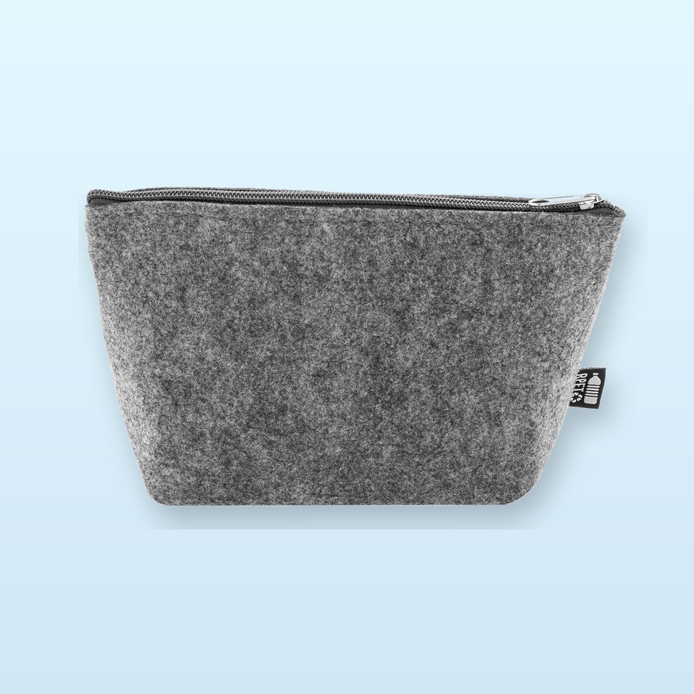 Trousse in RPET - grigio