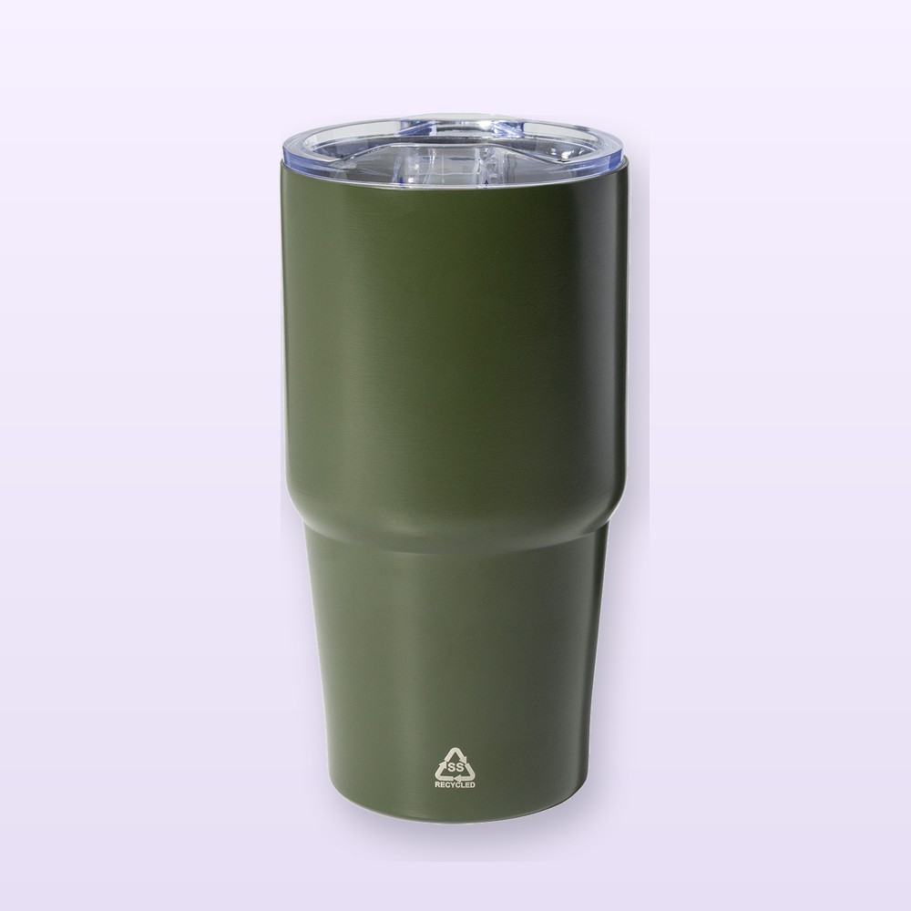 Bicchiere termico in RSS - verde