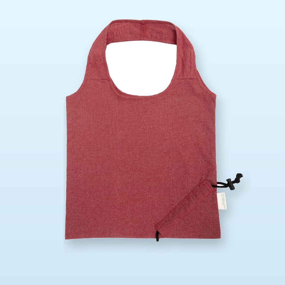 Shopper ripiegabile - rosso