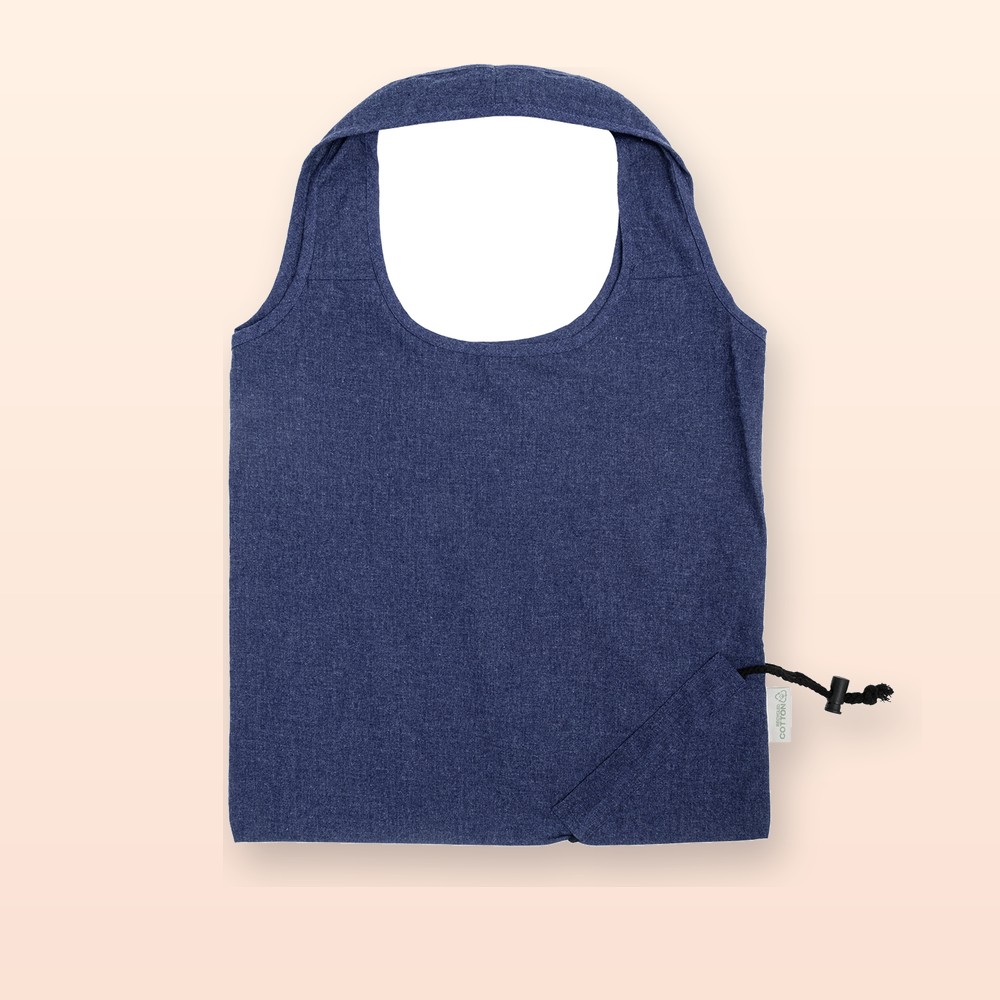 Shopper ripiegabile - blu