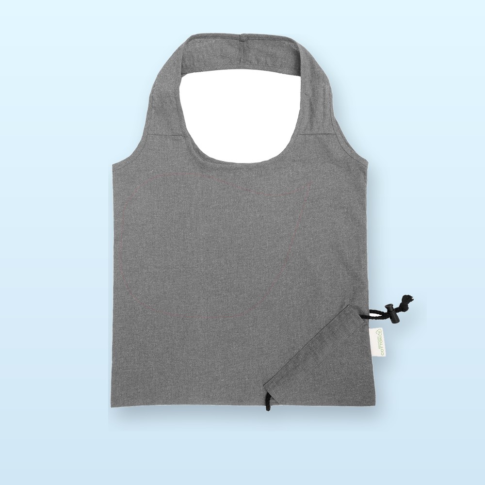 Shopper ripiegabile - grigio