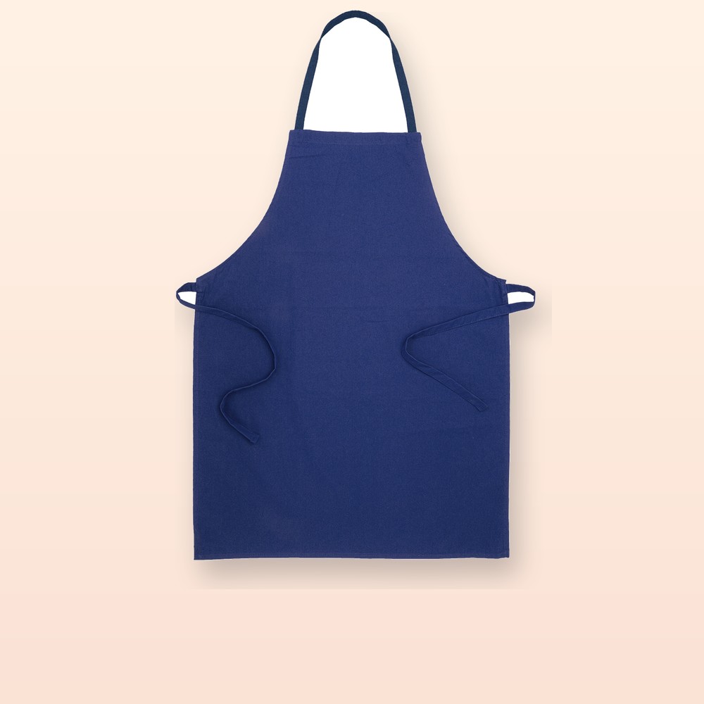 Grembiule in cotone - blu scuro