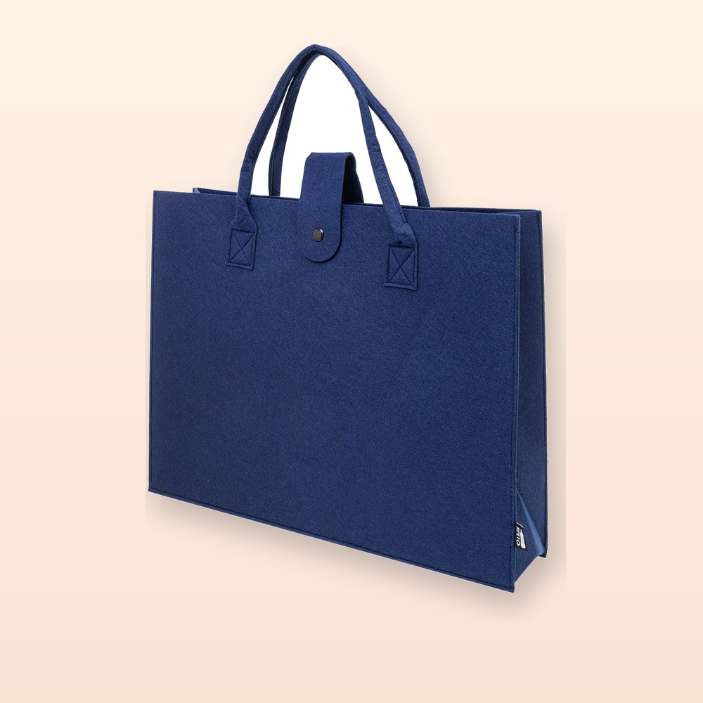 Shopper in RPET - blu scuro