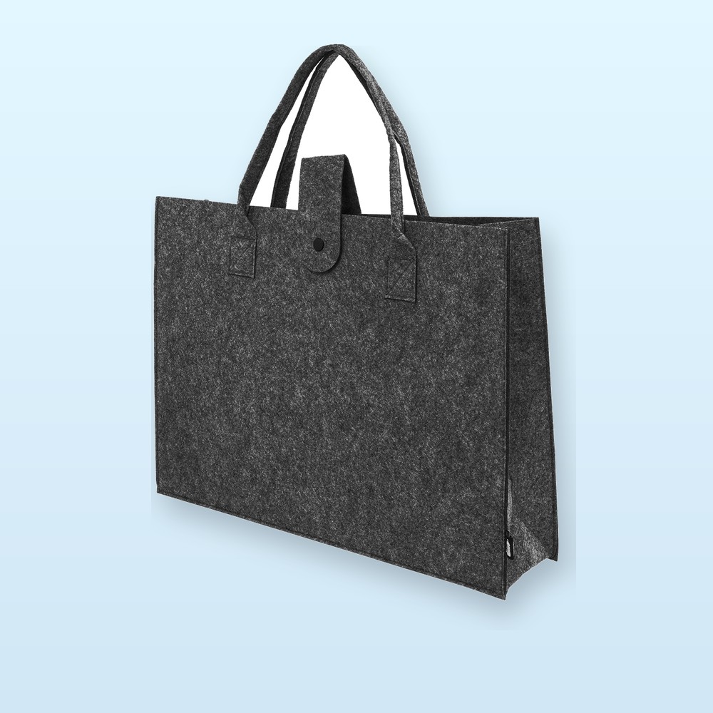 Shopper in RPET - grigio scuro