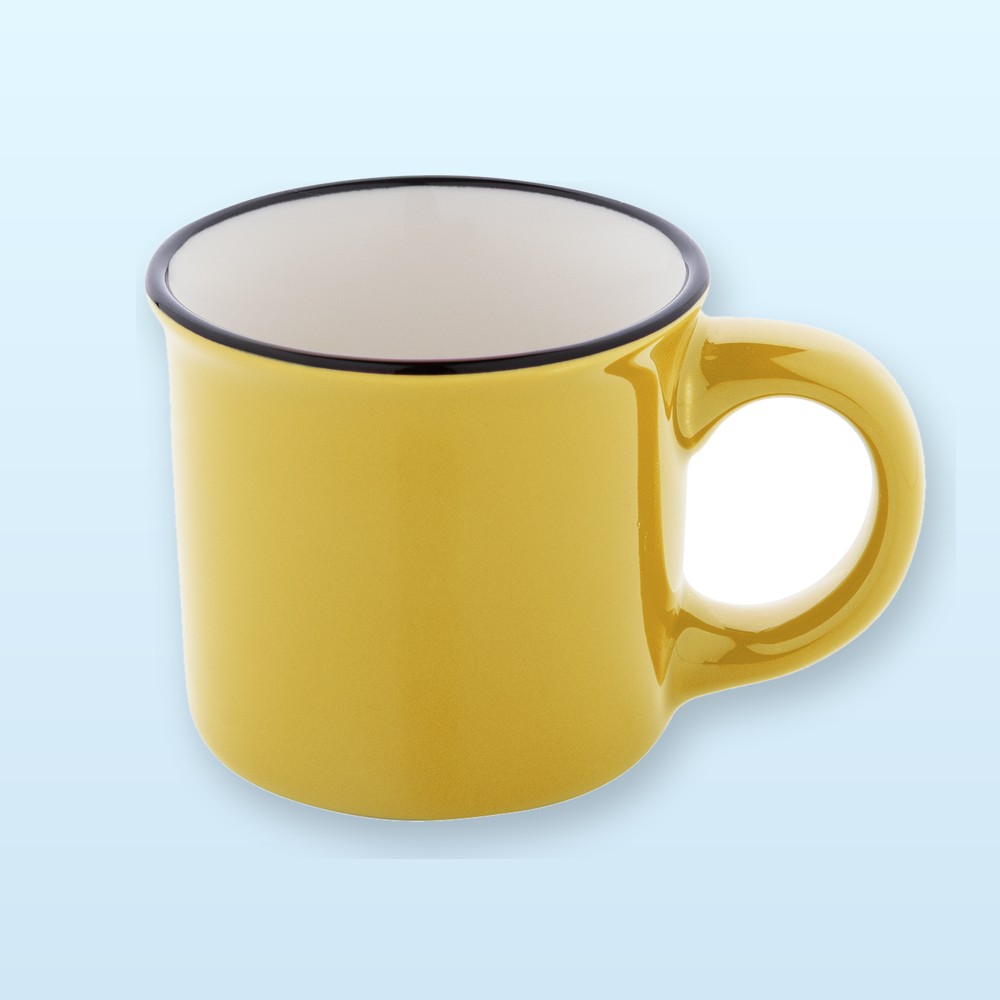 Tazza in ceramica - giallo