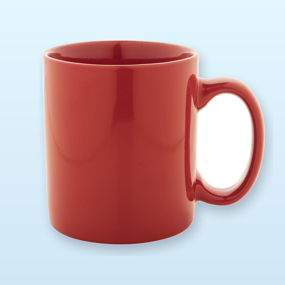 Tazza in ceramica colorata - rosso