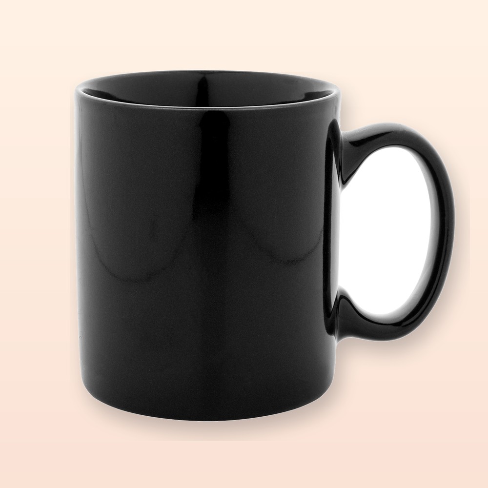 Tazza in ceramica colorata - nero