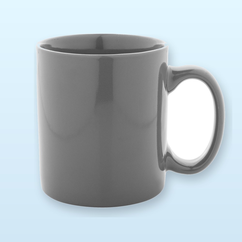 Tazza in ceramica colorata - grigio