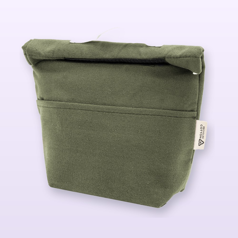 Borsa termica in canvas riciclato - verde