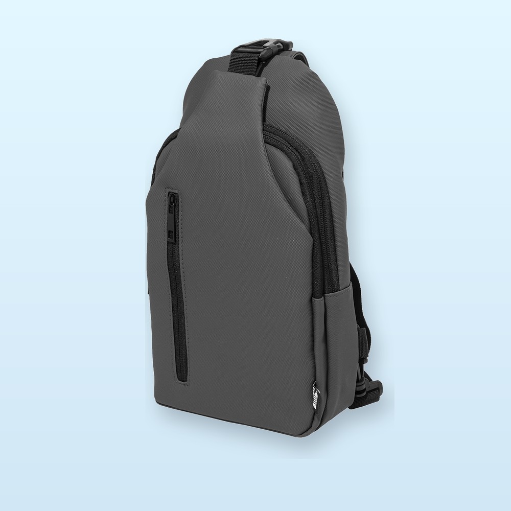 Borsa a tracolla in RPET - grigio
