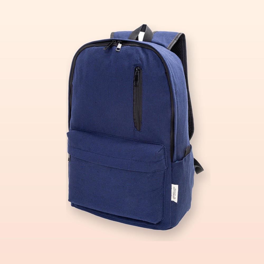 Zaino in canvas riciclato - blu