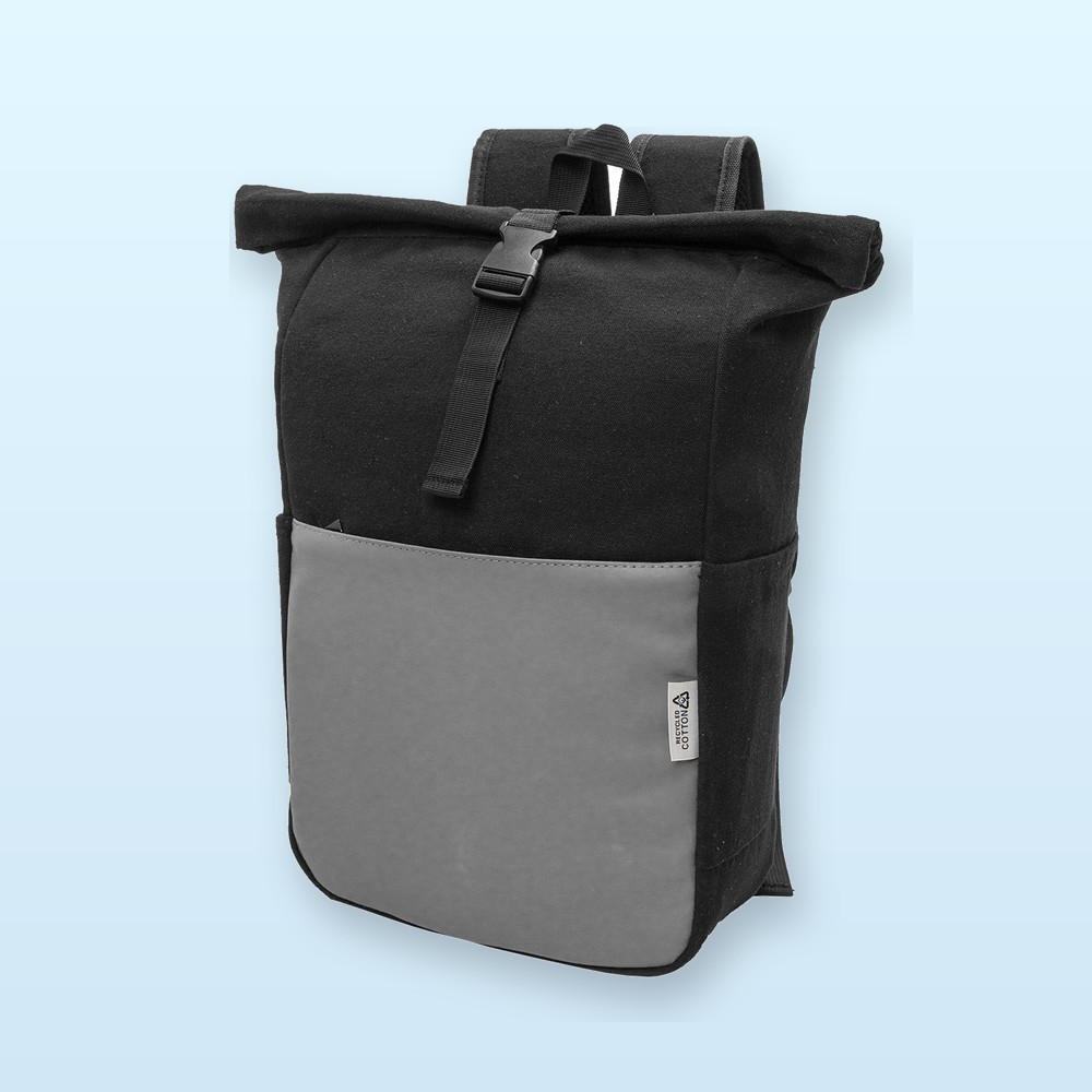 Zaino in canvas riciclato - grigio
