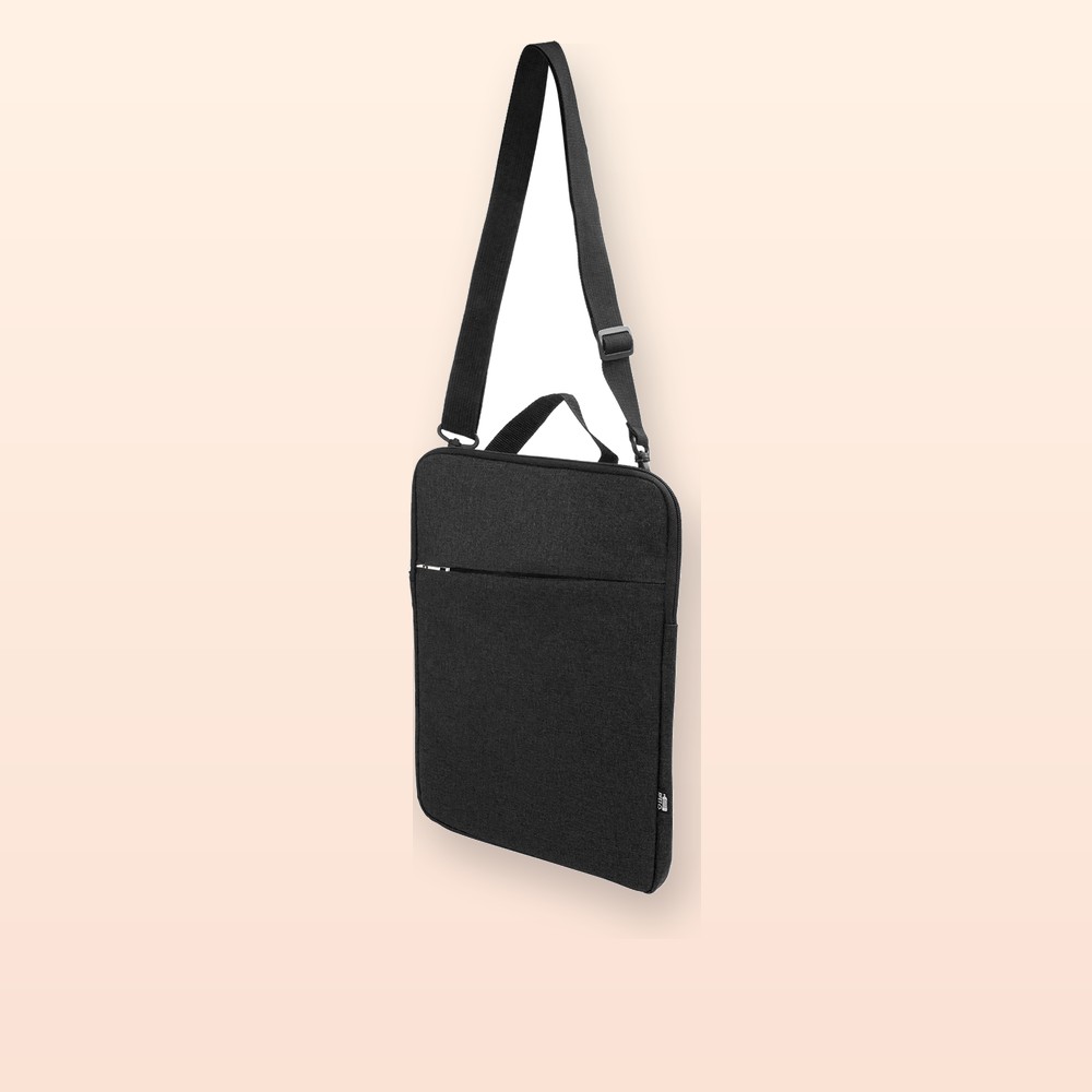 Borsa a tracolla in RPET - nero