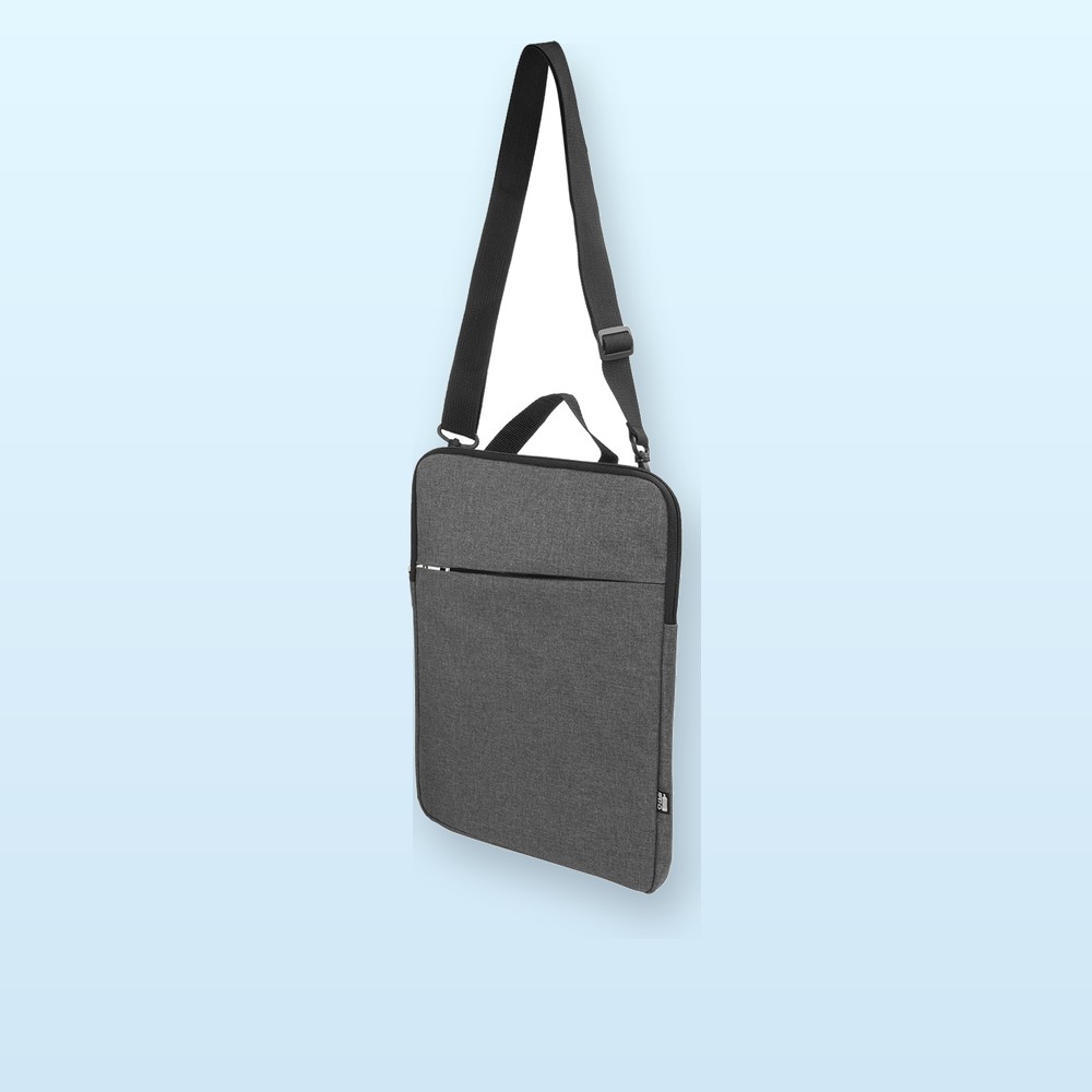 Borsa a tracolla in RPET - grigio