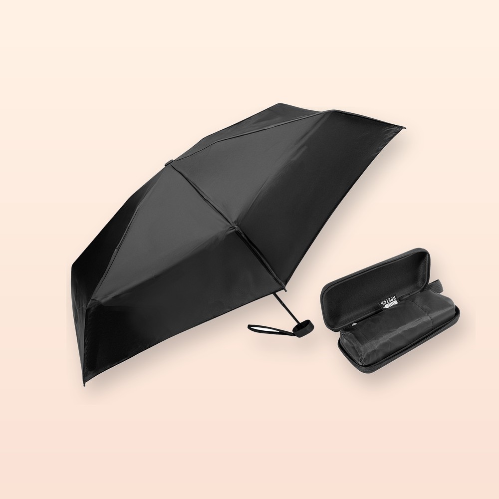 Mini ombrello in RPET - nero