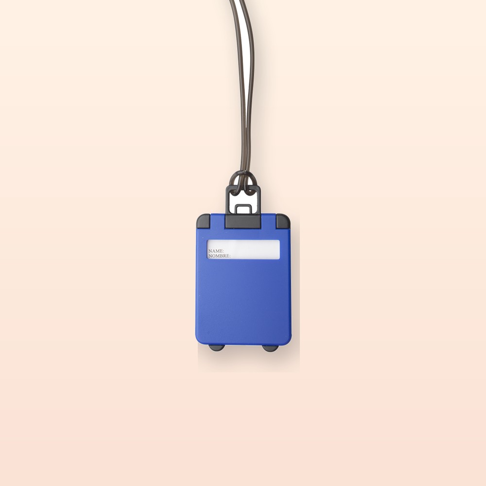 etichetta bagagli - blu