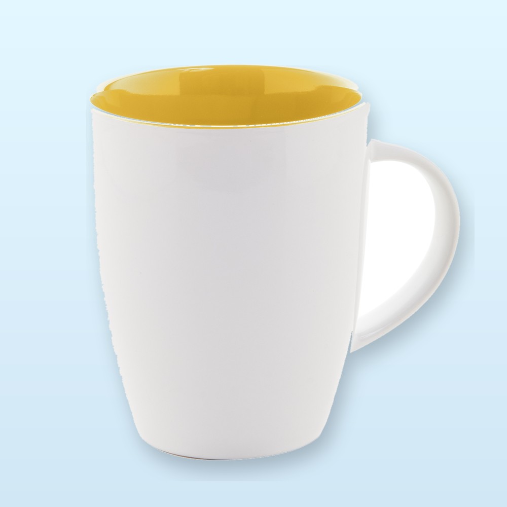 Tazza - giallo - bianco