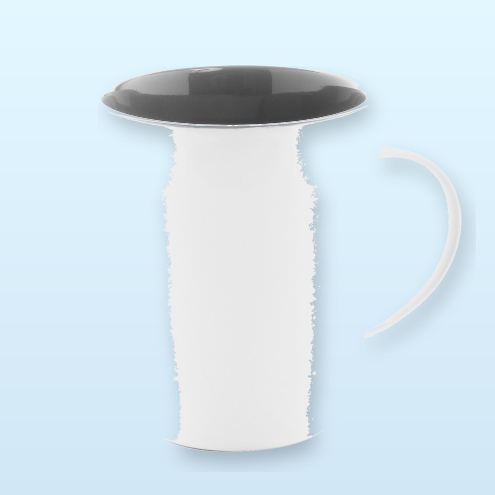 Tazza - grigio scuro - bianco