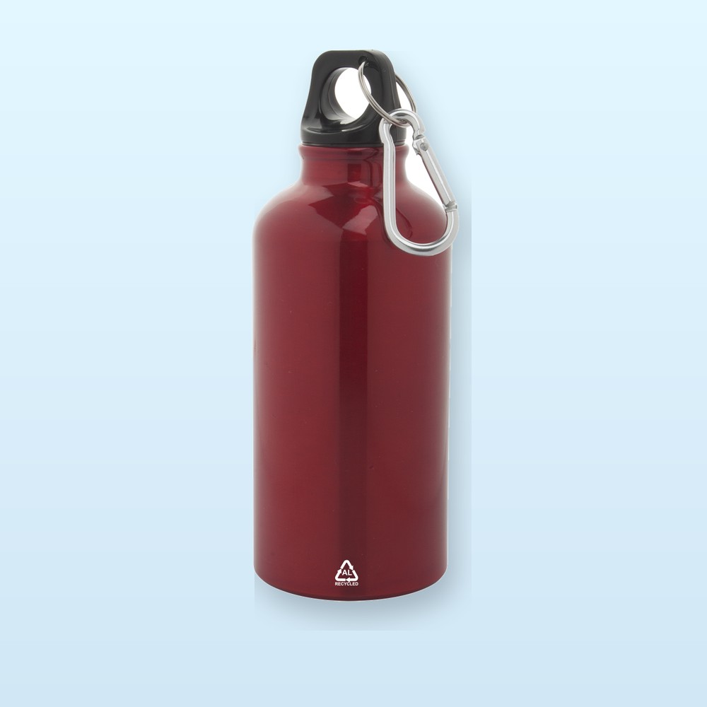 Borraccia in alluminio riciclato - rosso